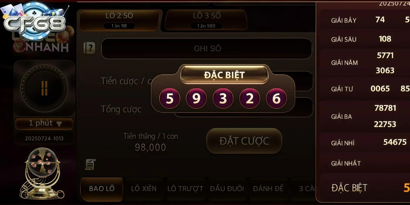 Đặt cược lô đề xổ số hấp dẫn