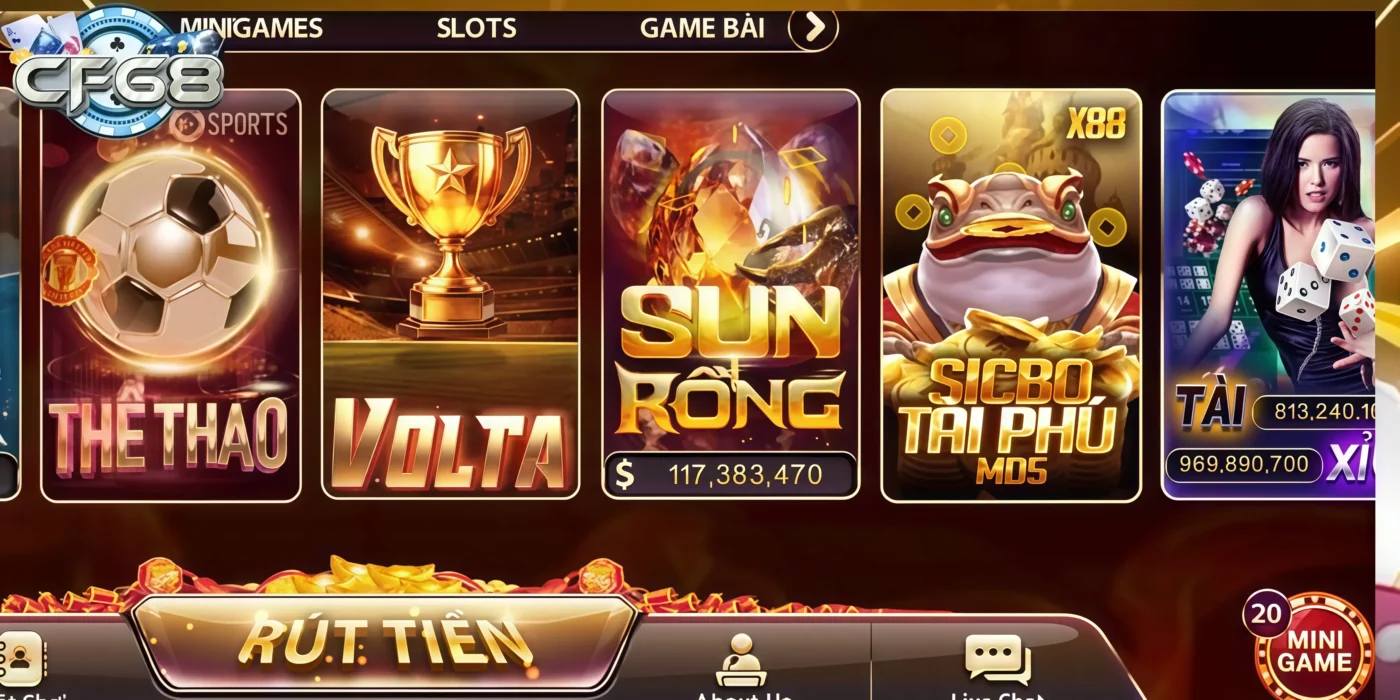 Giới thiệu về cổng game ăn khách CF68